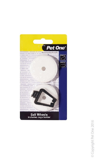 Pet One Salt Lick With Clip 2pk 100g