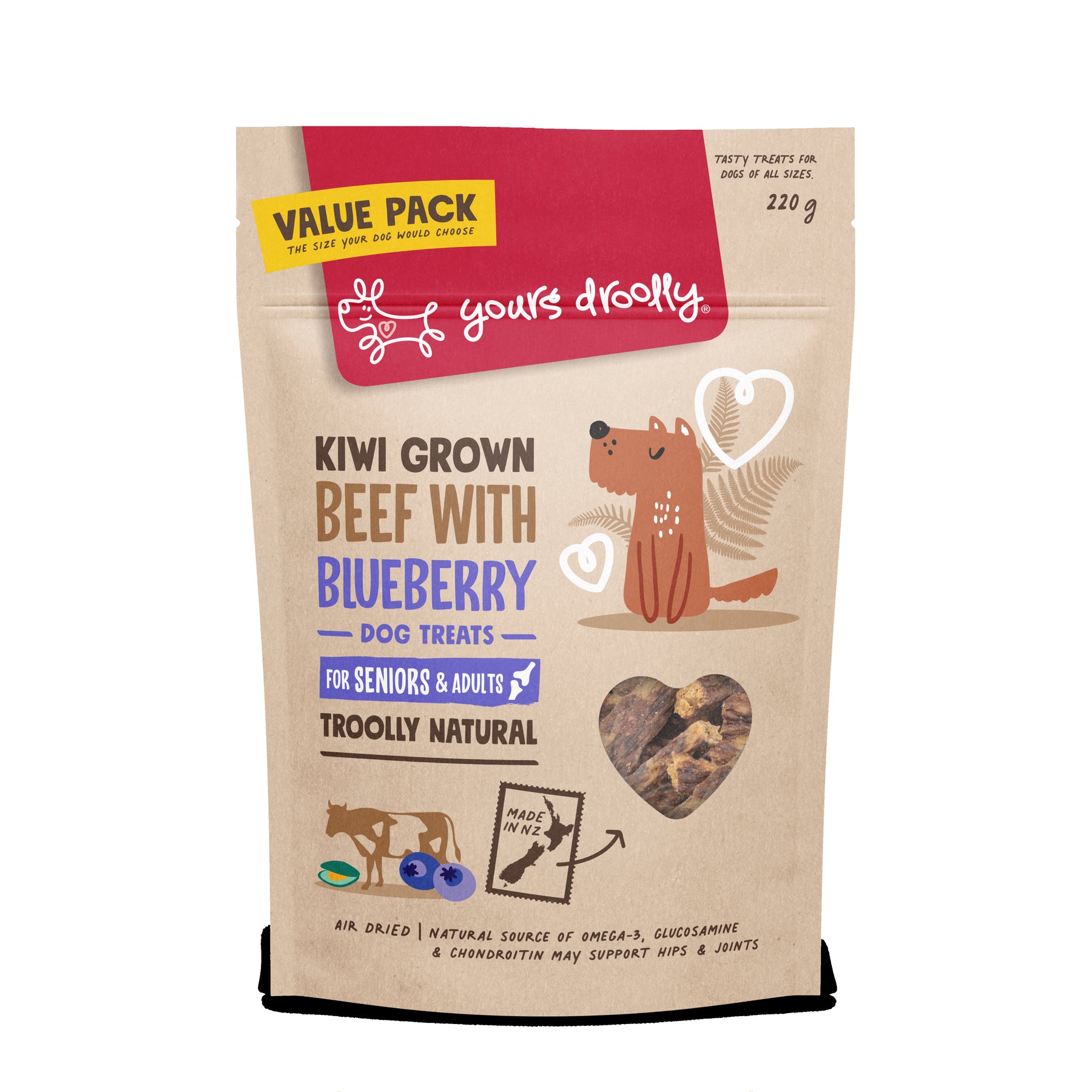 Kiwi Grown Treats- Beef with Blueberry
