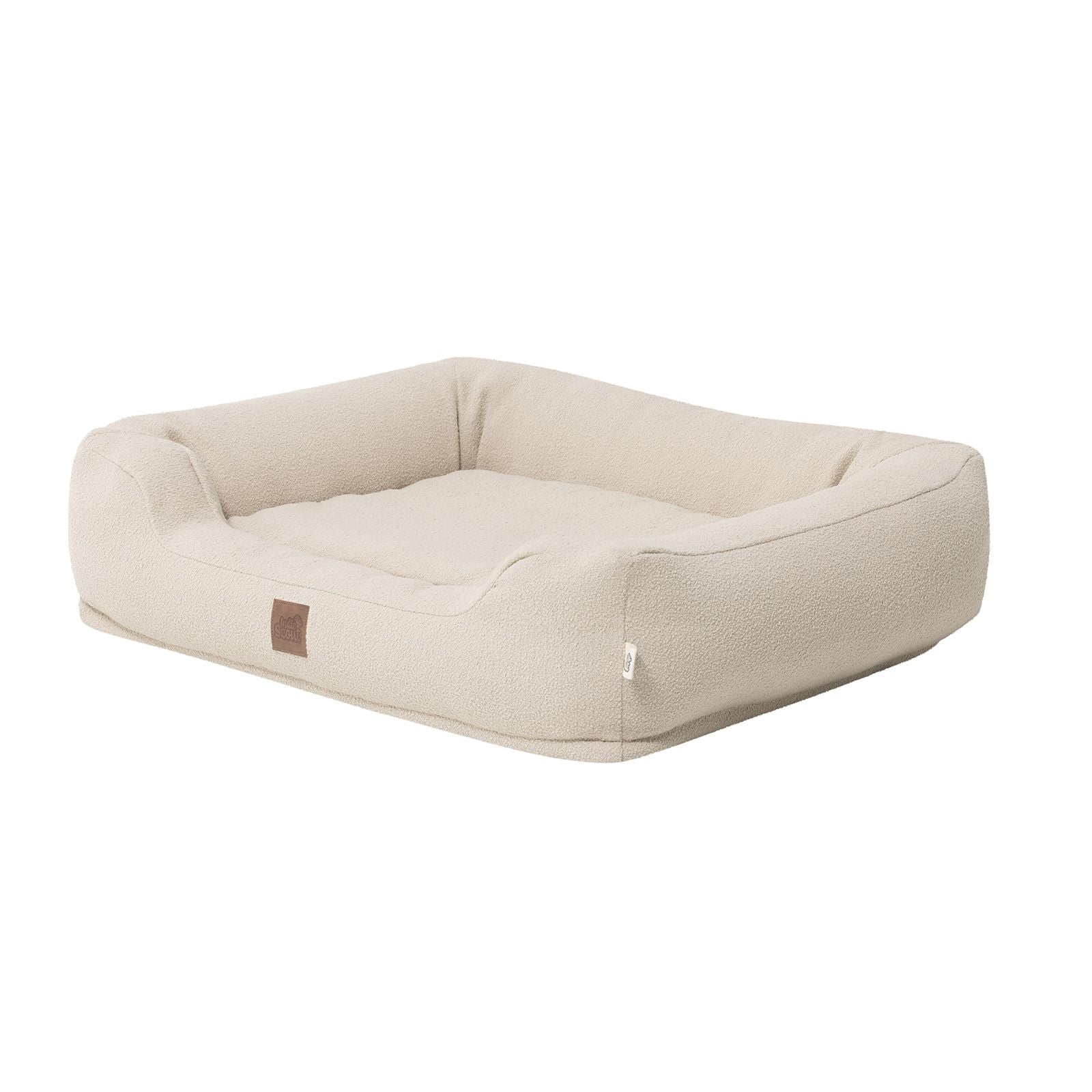 Boucle Bolster Bed