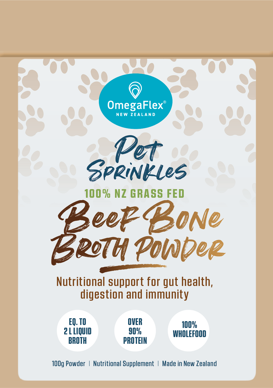 OmegaFlex Beef Bone Broth Powder