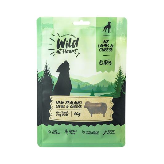 Wild at Heart Lamb & Cheese Bites 80g