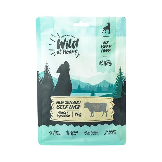 Wild At Heart NZ Beef Liver 80g