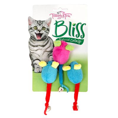 Bliss Mice With Bells 3pk