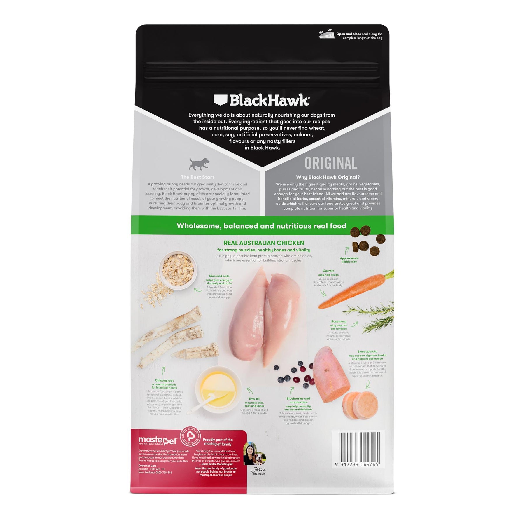 Black Hawk Puppy Medium Breed Chicken & Rice