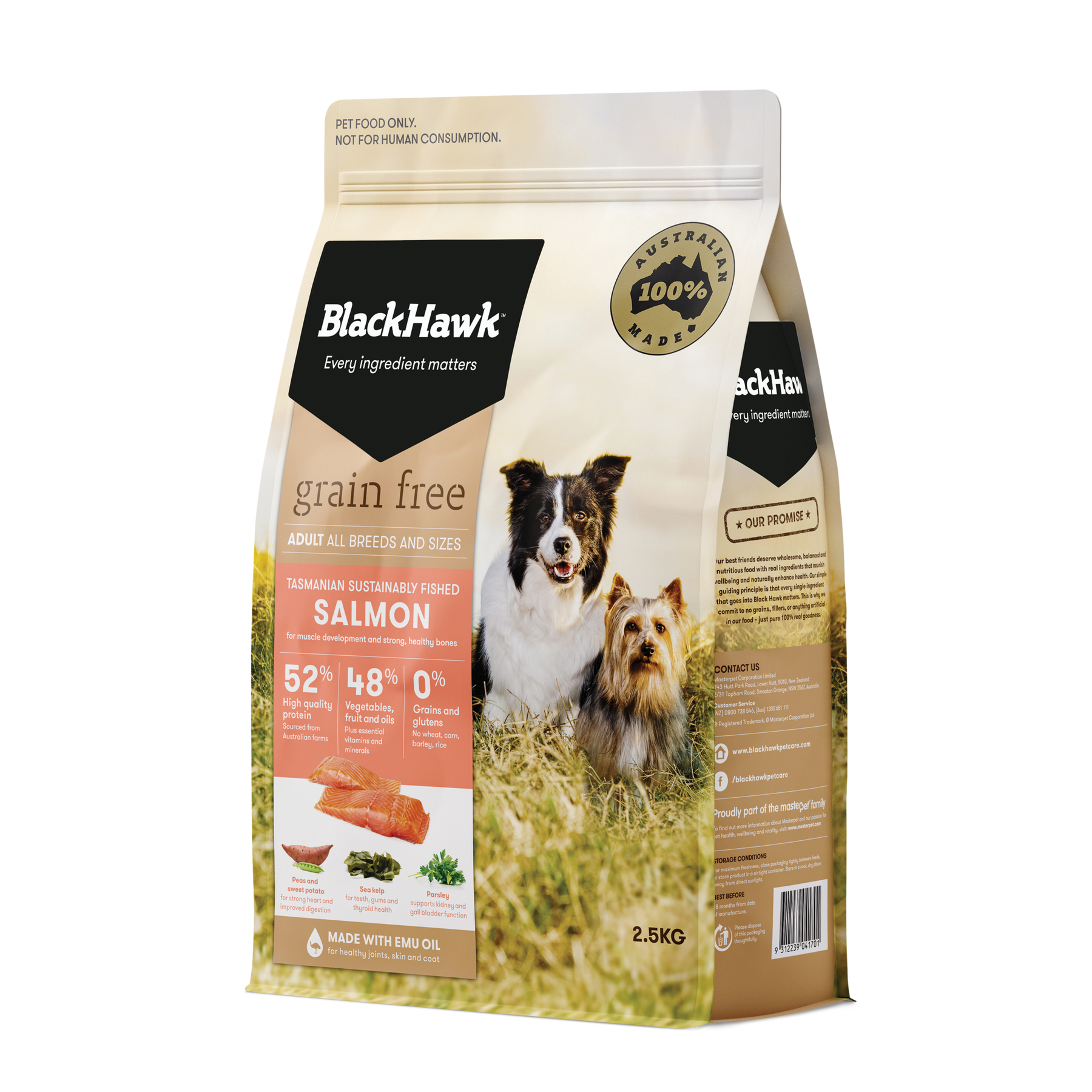 Black Hawk Adult Dog Grain Free Salmon
