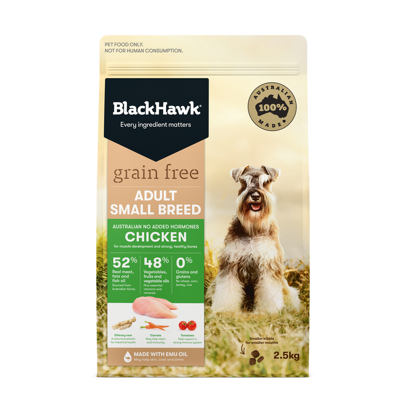 Black Hawk Dog Grain Free Small Breed Chicken