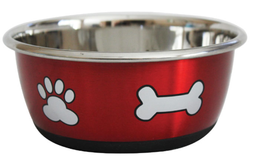 Fashion Bowl Metallic Red