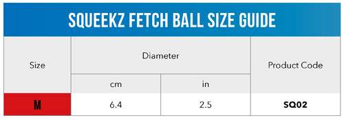 Rogz Squeekz Ball 6.4cm