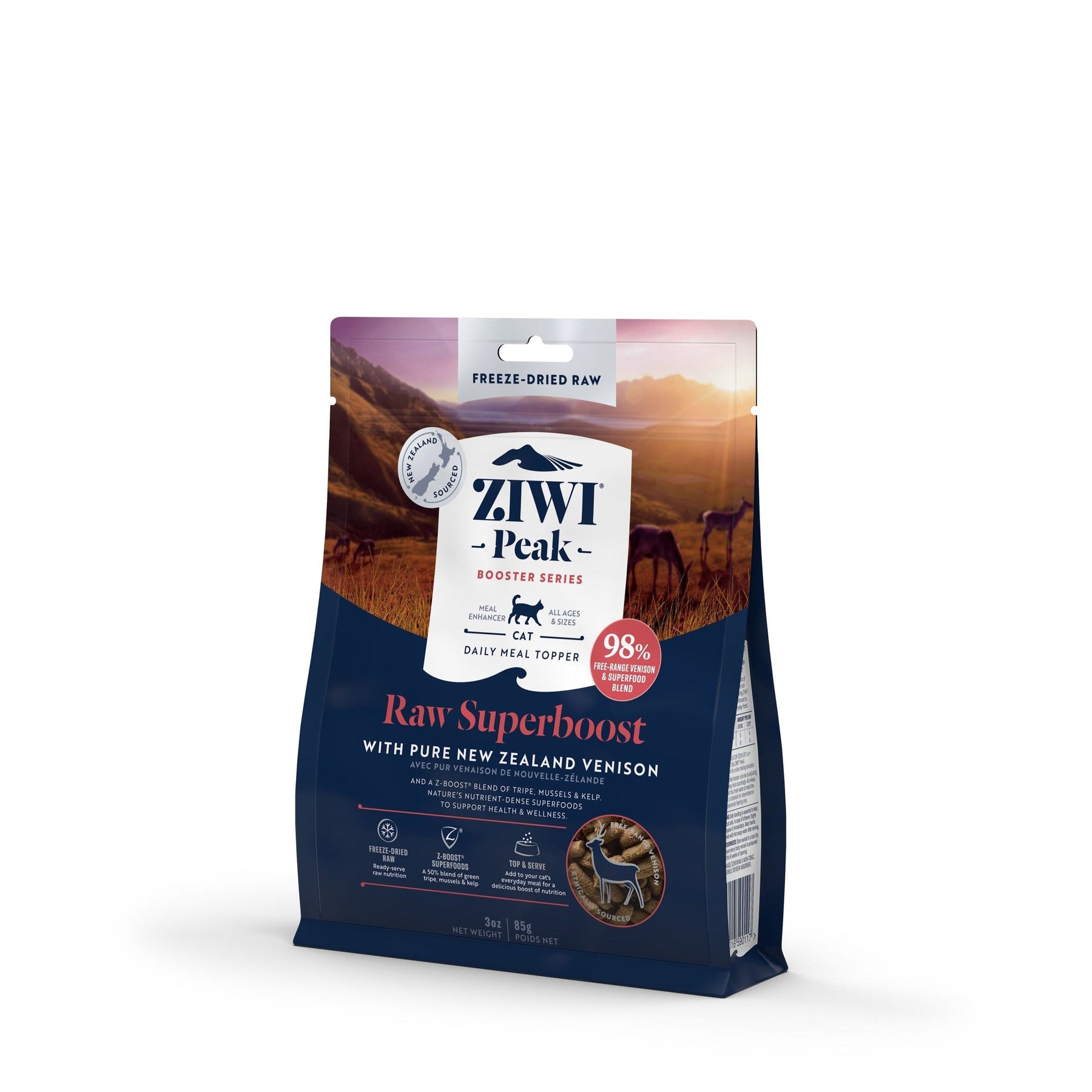 Ziwi Peak Freeze-Dried Raw Superboost with Pure NZ Venison, Cat