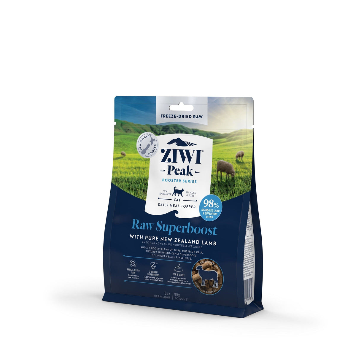 Ziwi Peak Freeze-Dried Raw Superboost with Pure NZ Lamb, Cat