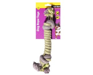 Pet One Rope Spiral with Knots