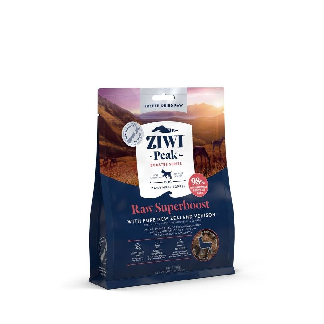 Ziwi Peak Freeze-Dried Raw Superboost with Pure NZ Venison, Dog