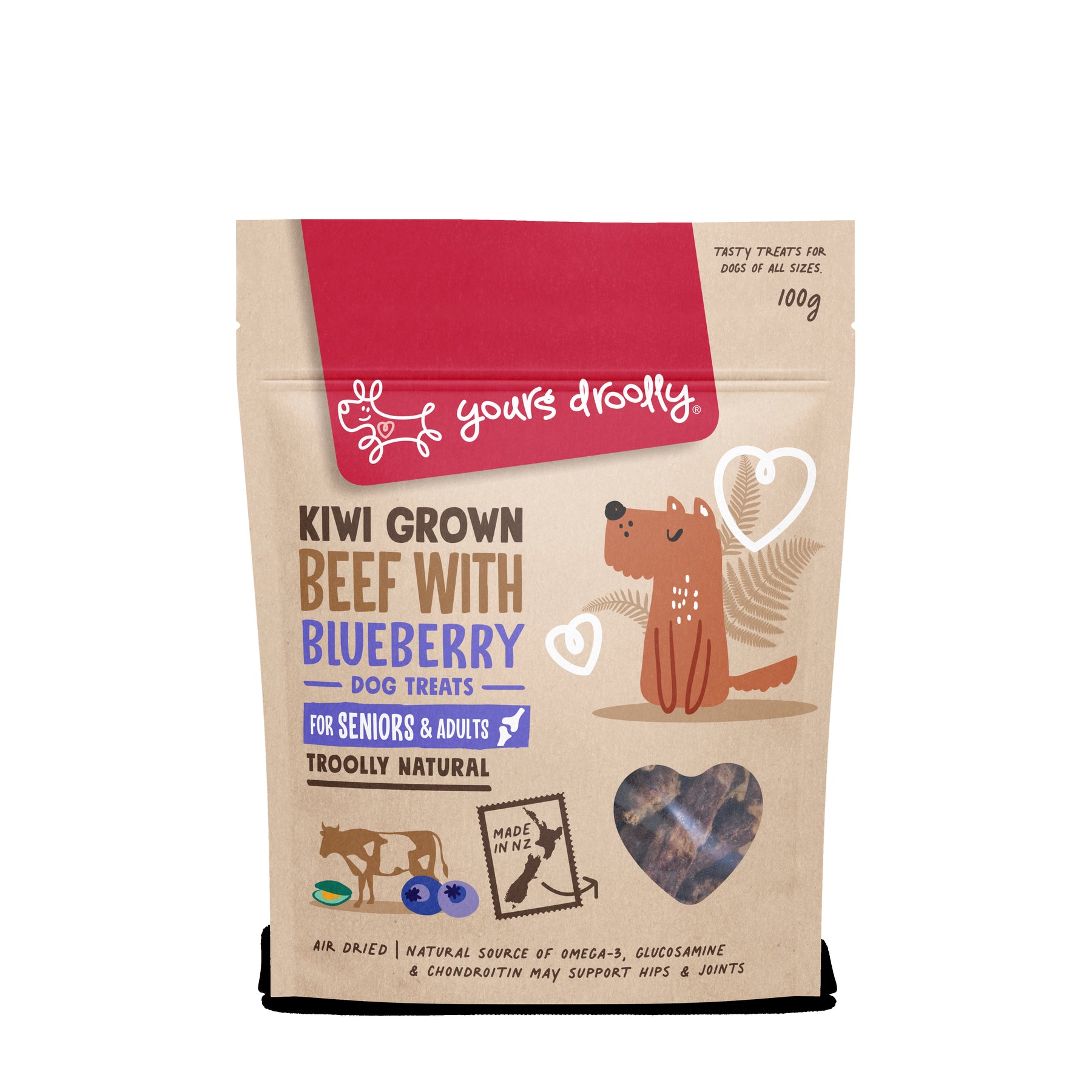 Kiwi Grown Treats- Beef with Blueberry