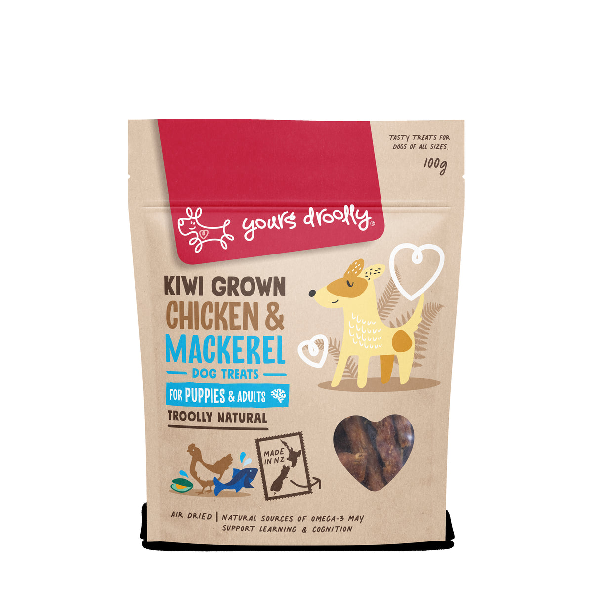 Kiwi Grown Treats- Chicken & Mackeral For Puppies