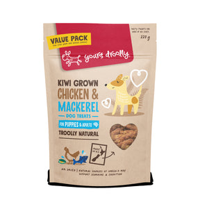 Kiwi Grown Treats- Chicken & Mackeral For Puppies