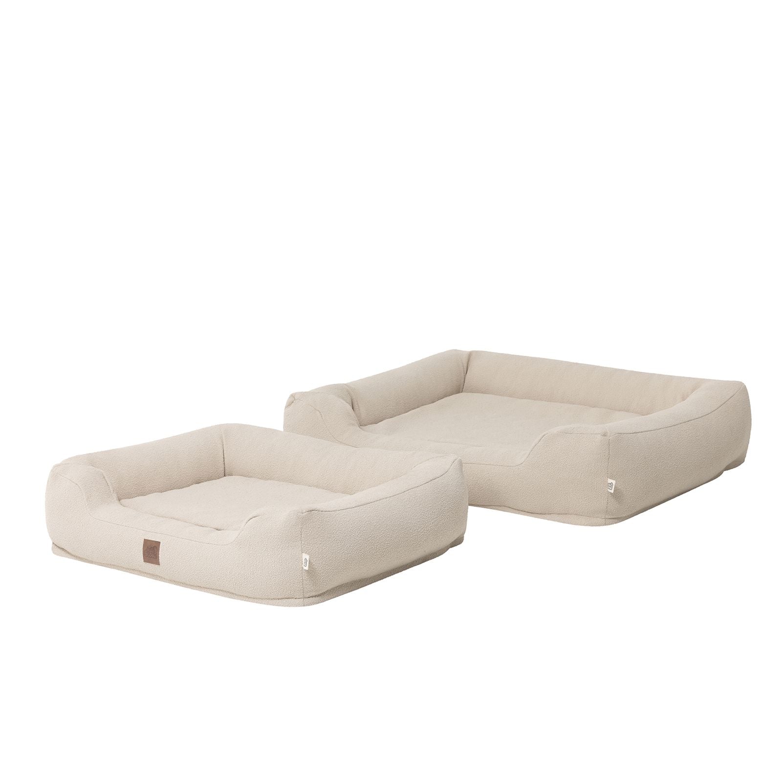 Boucle Bolster Bed