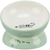 Raised Cat Bowl - Sage