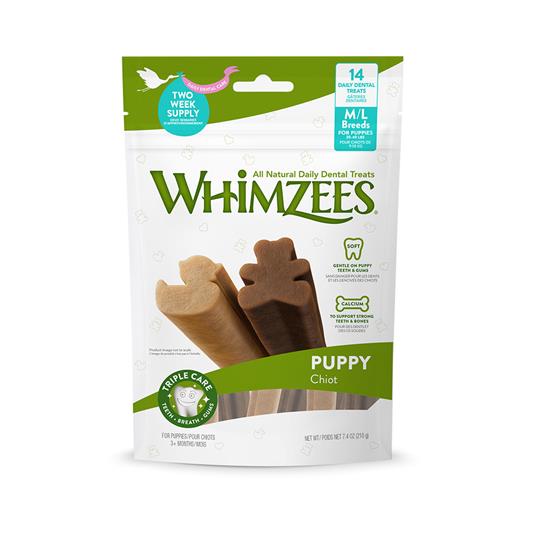 Whimzees Natural Dental Chew for Puppies