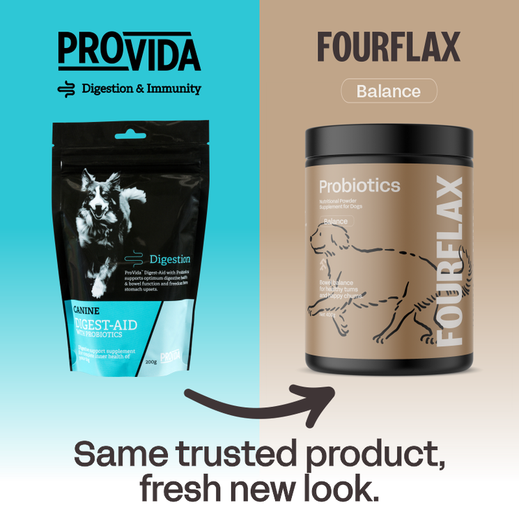 Fourflax Canine Digest-Aid with Probiotic