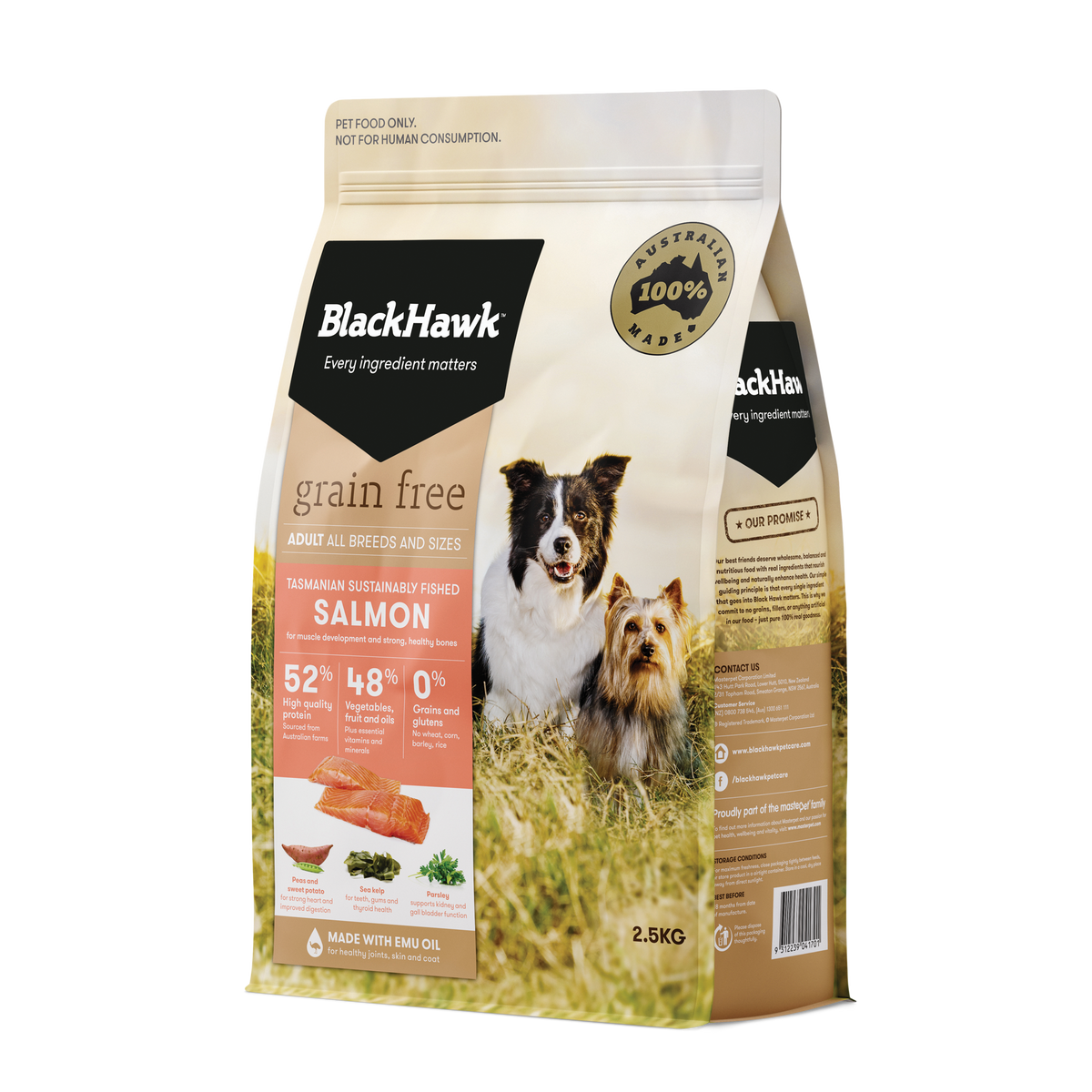 Black Hawk Adult Dog Grain Free Salmon