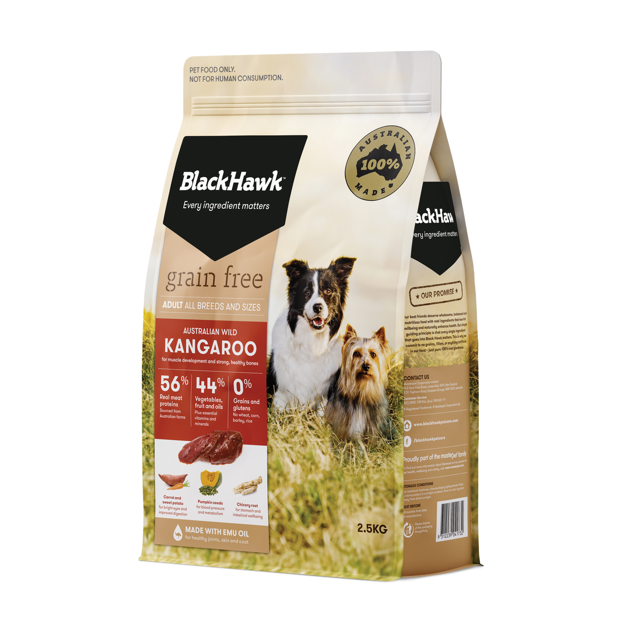Black Hawk Adult Dog Grain Free Kangaroo