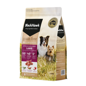 Black Hawk Adult Dog Grain Free Lamb
