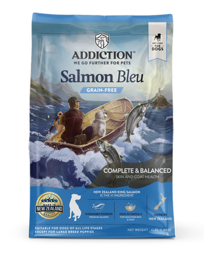 Addiction Salmon Bleu, Complete & Balanced, Skin & Coat Dry Dog Food