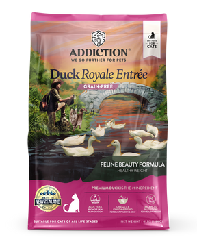Addiction Duck Royal Cat, Feline Beauty, Skin & Coat Dry Cat Food