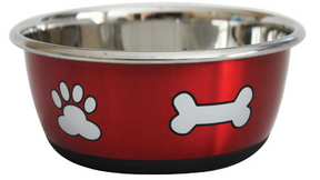 Fashion Bowl Metallic Red