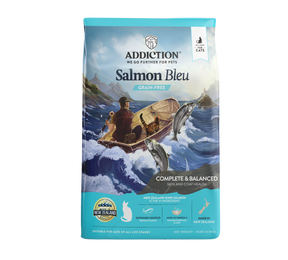 Addiction Salmon Bleu Cat, Complete & Balanced, Skin & Coat Dry Cat Food