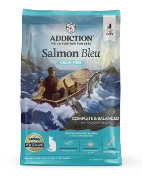 Addiction Salmon Bleu Cat, Complete & Balanced, Skin & Coat Dry Cat Food